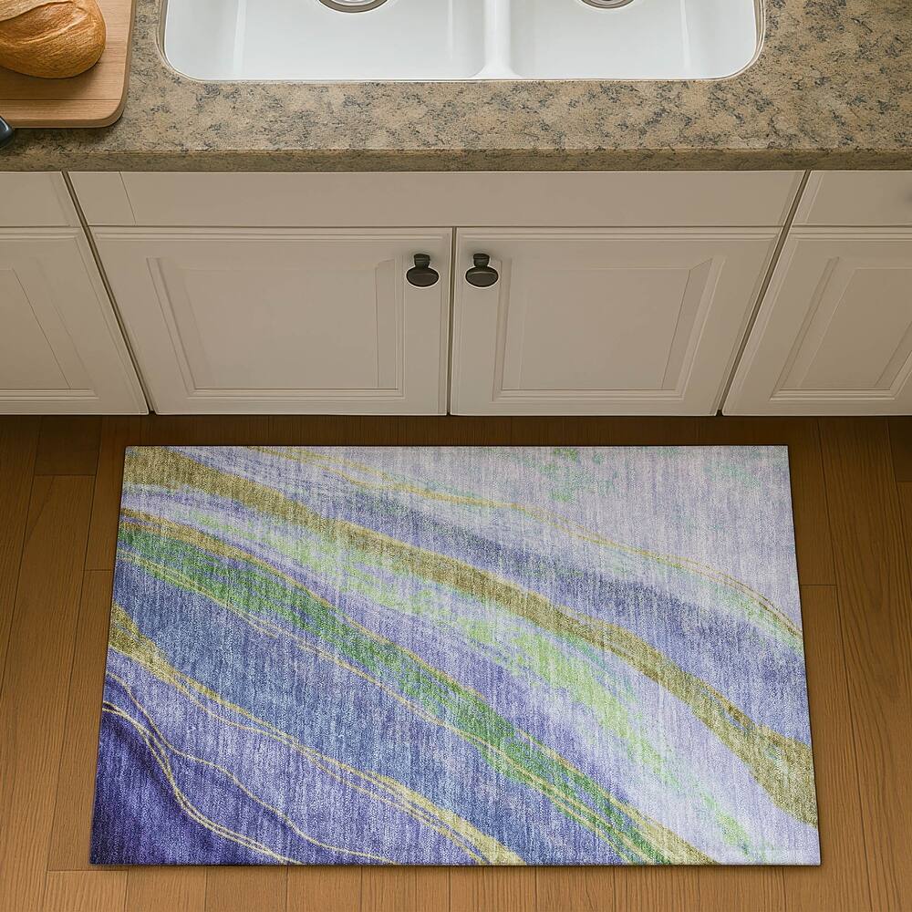 Premium Washable Super Soft Modern Flow Mayfield Rug