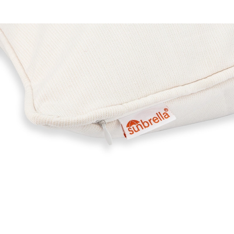 Sunbrella by Austin Horn Classics Corded-Edge Filled Pillow (Set of 2)