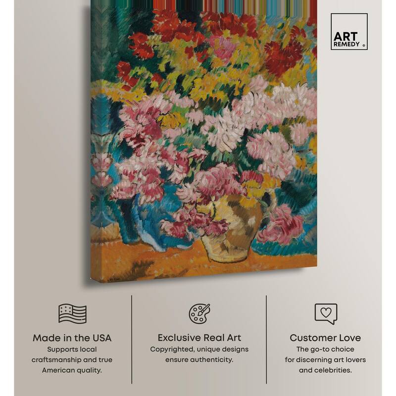 Give him Flores Canvas by Art Remedy, Gallery Wrapped