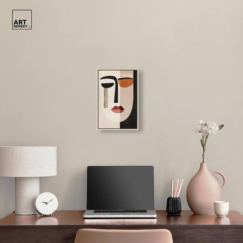 Face Moderne III Canvas by Art Remedy