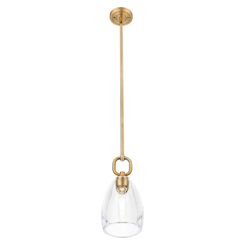 Innovations Lighting Downtown Urban - Hudson - 1 Light 6" Stem Hung Mini Pendant with Flute Shade