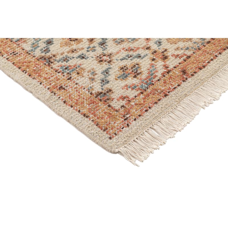Terra by Obeetee Palace Trellis Beige Rug