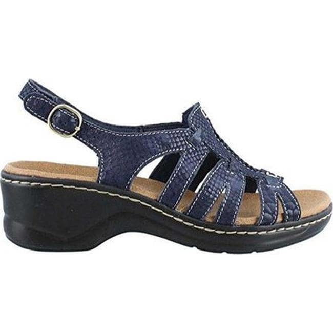 clarks sandals blue