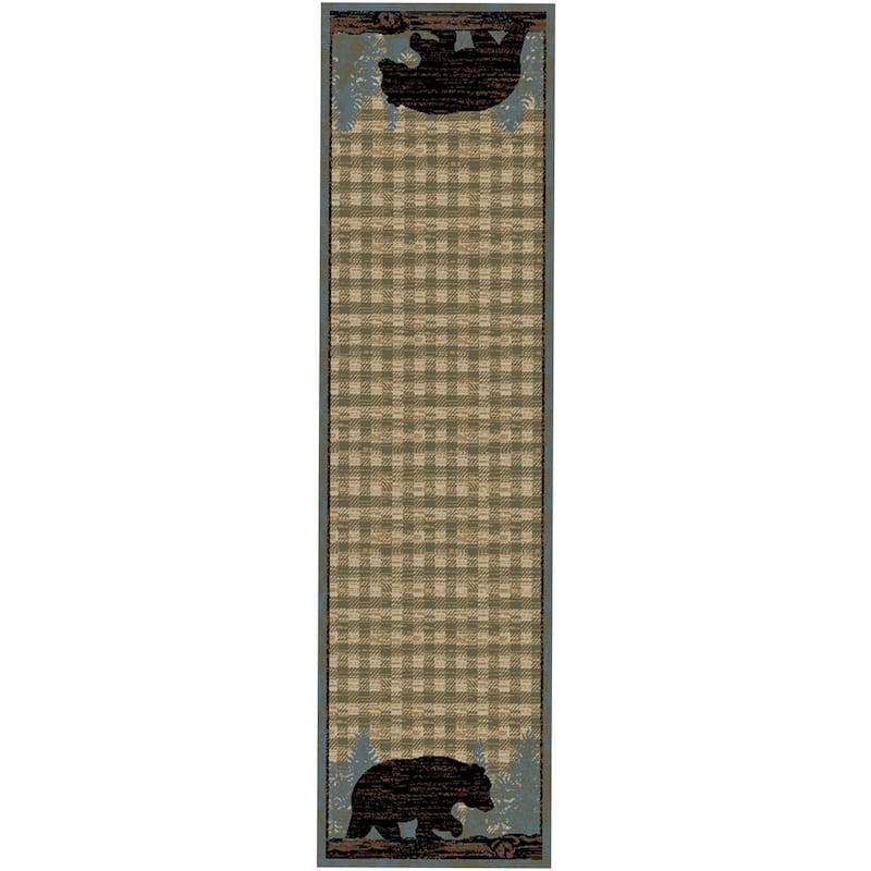 American Destination Lodge Bear Rug