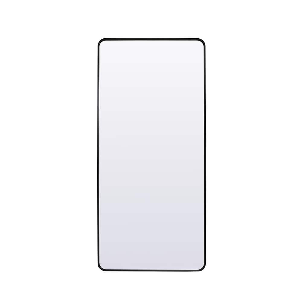 Indigo Home Soft Corner Metal Rectangle Mirror 32x72 Inch