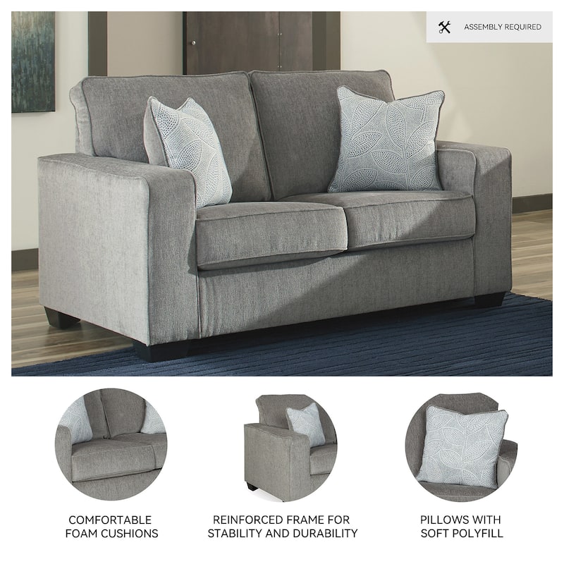 Signature Design by Ashley Tariba Loveseat - 62" W x 38" D x 37" H