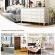 preview thumbnail 10 of 35, 63"W Wood Dresser Bedroom Storage Drawer Organizer Closet 12 Drawer