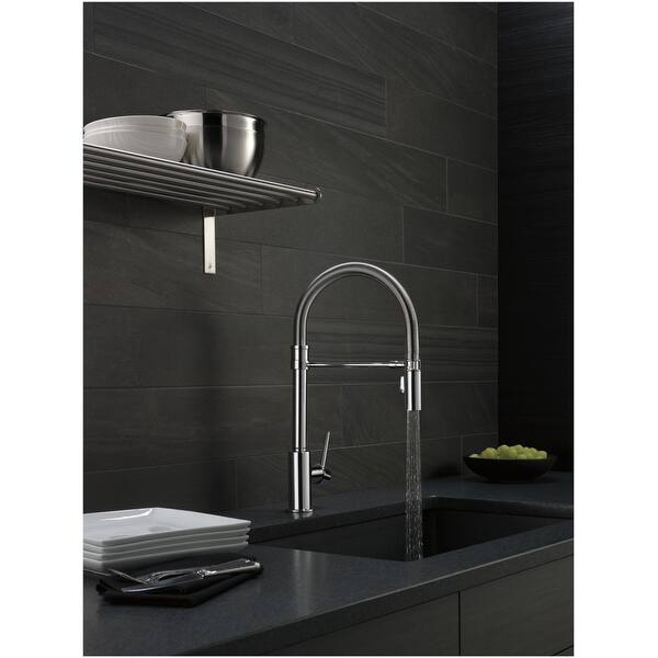 Shop Delta 9659 Dst Trinsic Pro Pre Rinse Pull Down Kitchen Faucet
