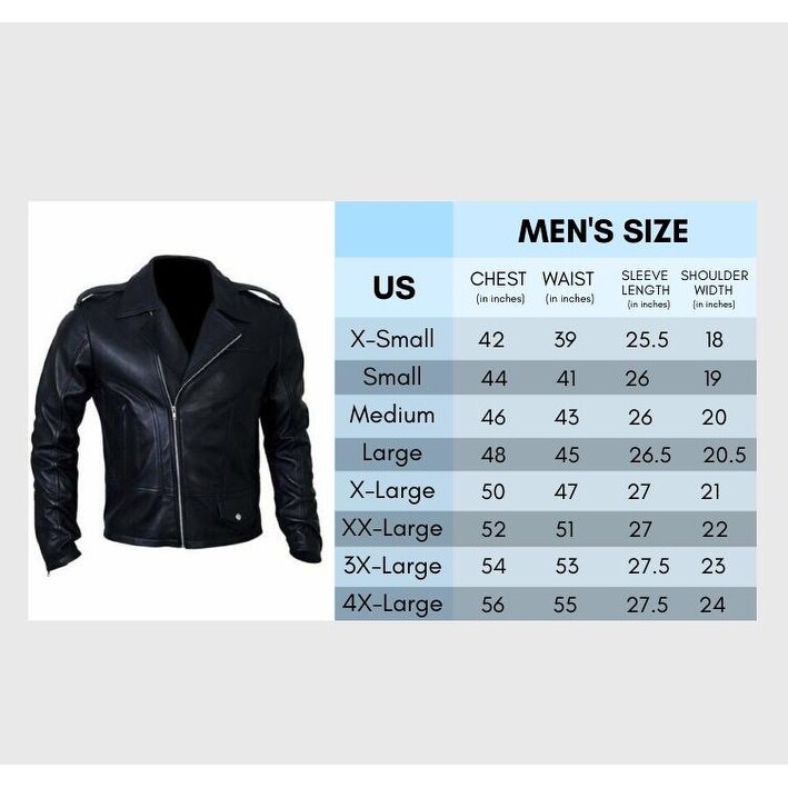 Mens Stylish Lambskin Genuine Leather Jacket 48