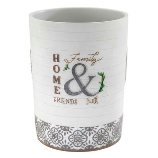 Avanti Modern Farmhouse Wastebasket - Bed Bath & Beyond - 41455660