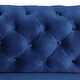 preview thumbnail 17 of 32, Morden Fort Modern Contemporary Love Seat with Deep Button Tufting Dutch Velvet, Solid Wood Frame and Iron Legs
