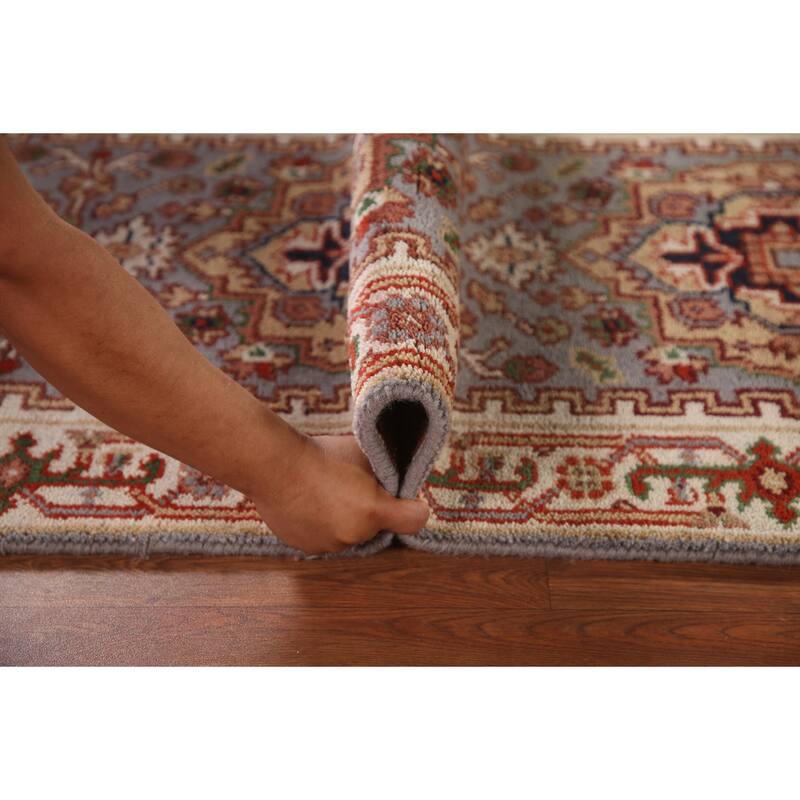 Heriz Serapi Oriental Runner Rug Handmade Wool Carpet - 2'8"x 7'11"