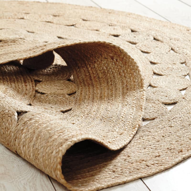 Celeste Jute Rug Oval 36x60 by VHC Brands - 3' x 5'