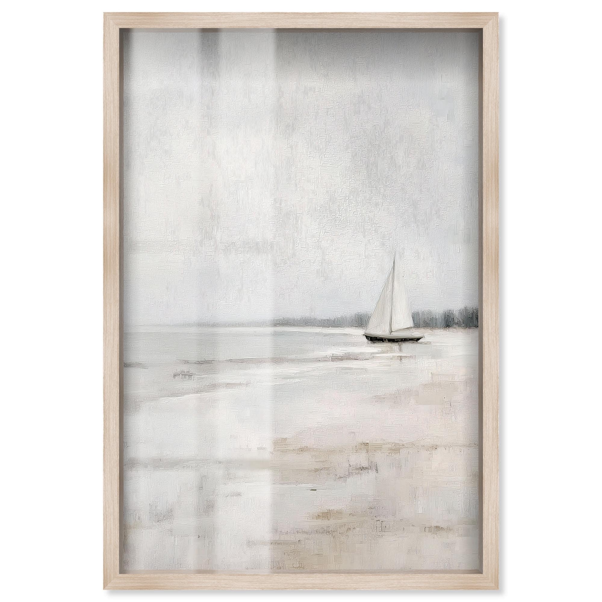 Sailboat III Kitchen Wall Decor Shadowbox Print by Art Remedy