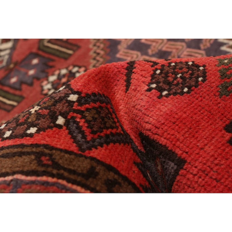 ECARPETGALLERY Hand-knotted Andelz Red Wool Rug - 4'0 x 5'11