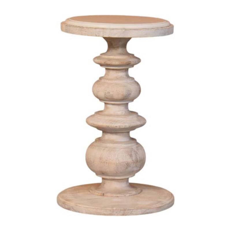 Artisan Furniture Solid Wood The Bellis Marble Accent Table,Marble desgin - Grey