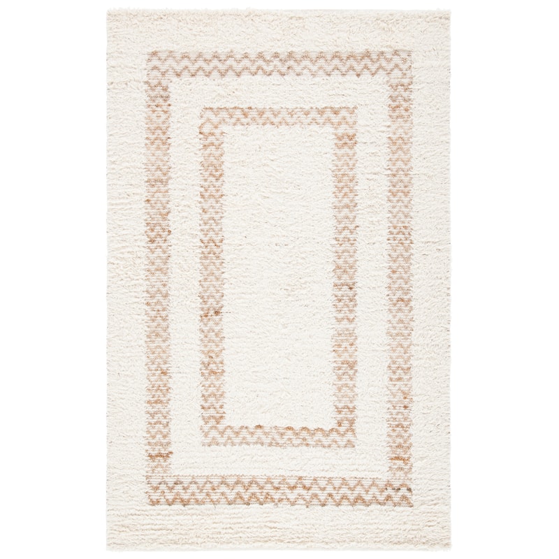SAFAVIEH Handmade Natura Laudine Wool & Jute Rug