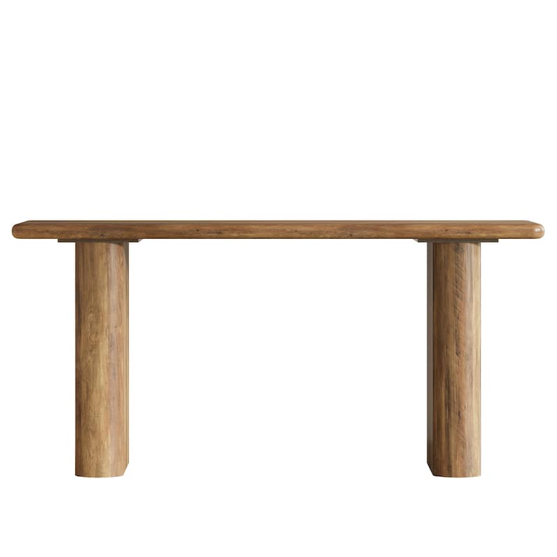 Industrial 63" Long Console Table Entryway Hall Table for Living Room