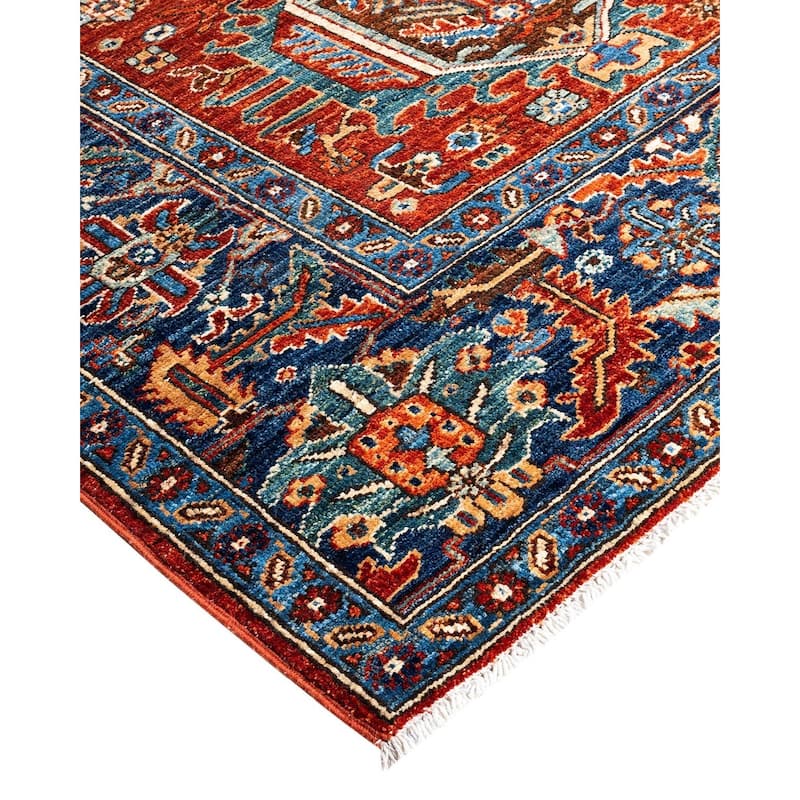Serapi One-of-a-Kind Hand-Knotted Area Rug - Red, 8' 0" x 9' 9" - 8' 0" x 9' 9"