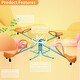 preview thumbnail 8 of 7, Outdoor Kids Spinning Seesaw Sit and Spin Teeter Totter Outdoor Playground Equipment Swivel Teeter Totter for Backyard