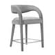 preview thumbnail 35 of 44, Pinnacle Performance Velvet Counter Stool Set of Two