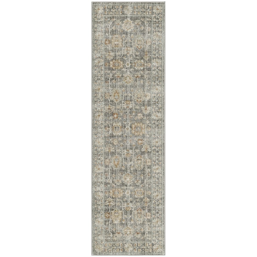 Niba Power Loomed Distressed with Fringe Area Rug By HomeRoots - 8' Runner