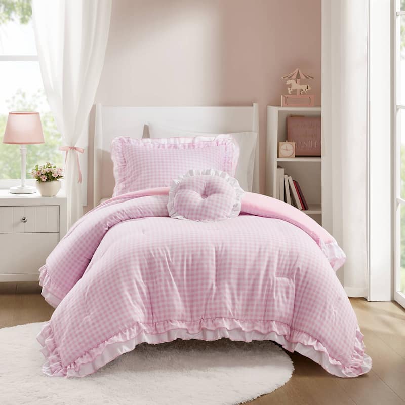 Intelligent Design Rowena Comforter Set - Twin - Twin XL - Pink
