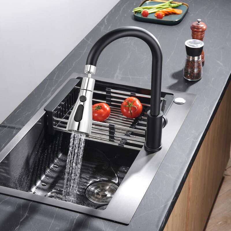 360° Swivel Kitchen Faucet Sprayer Head 3 Functions Sink Spray Nozzle - 101 x 52 mm