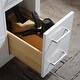 preview thumbnail 2 of 13, BATHLET 36 inch Carrara Marble Top White Bathroom Vanity Set