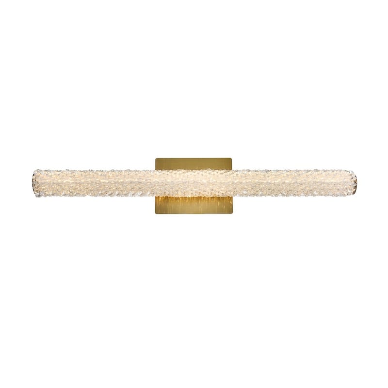 Elegant Lighting 3800W30 Bowen 6" Tall LED Wall Sconce - 30" Wide - Satin Gold