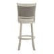 preview thumbnail 48 of 49, Verona Panel Back Linen Swivel 29-inch High Back Bar Stool by iNSPIRE Q Classic