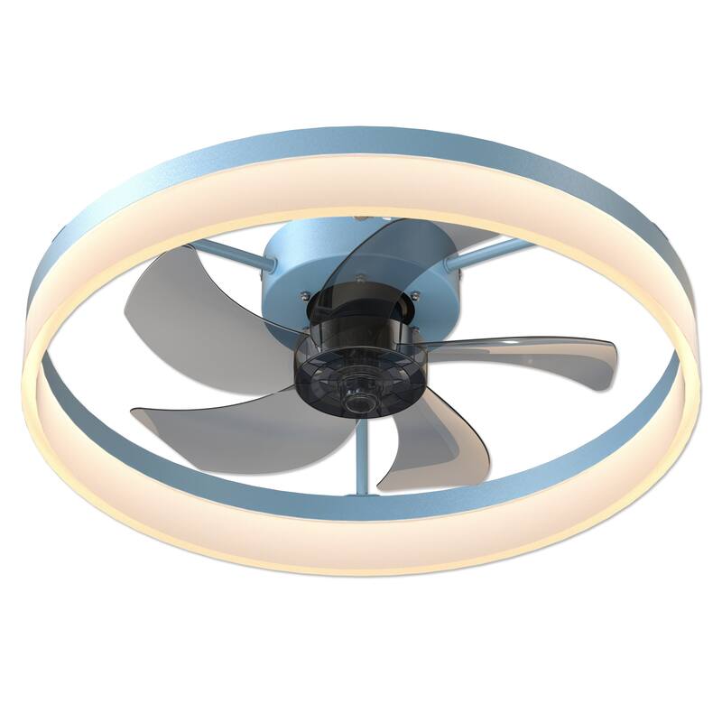 Ceiling Fans with Lights Dimmable LED Embedded installation of thin modern ceiling fans