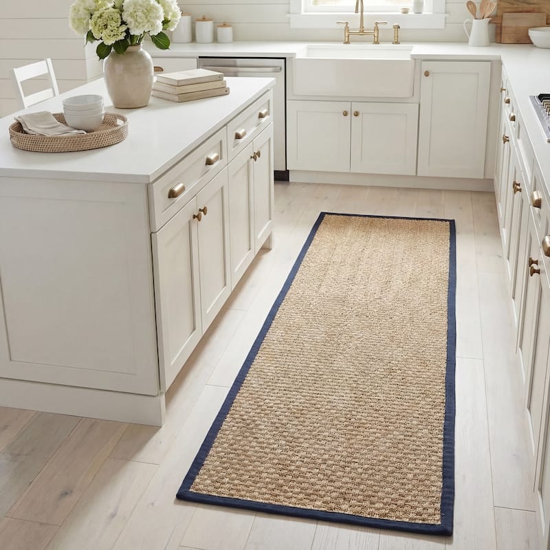 SAFAVIEH Natural Fiber Zymryd Basketweave Seagrass Rug