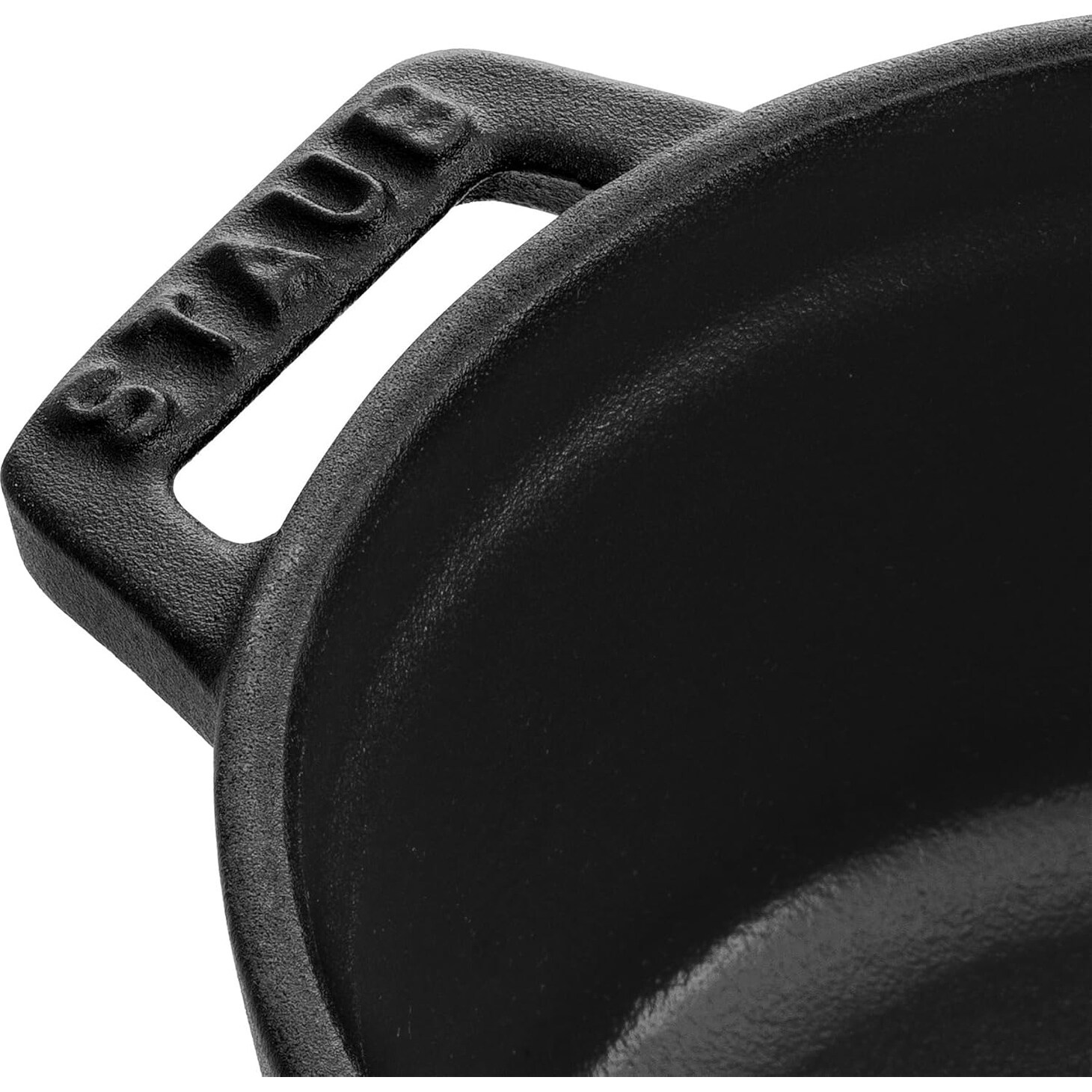 Staub 12cm / 5 inch Cast Iron Round Cocotte, Black - Bed Bath