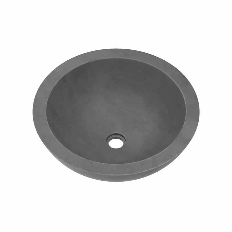 Morro 17-inch NativeStone Vessel Bathroom Sink - 17" x 5"