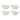 Bay Colors 4-Piece All-Purpose Bowls, White