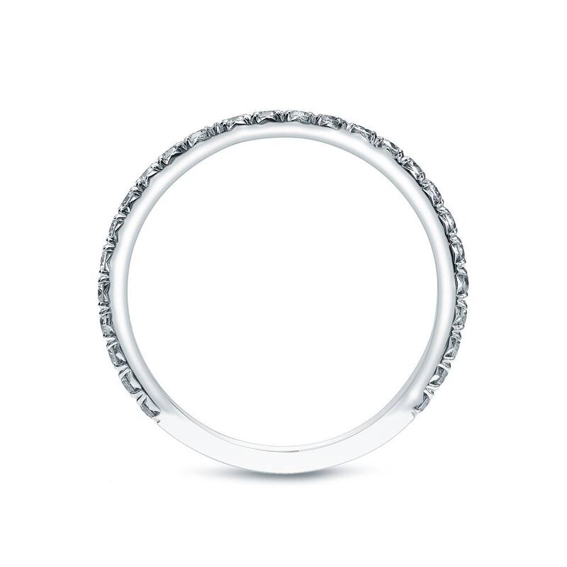 Auriya 2/5ctw Round Diamond Wedding Band Platinum