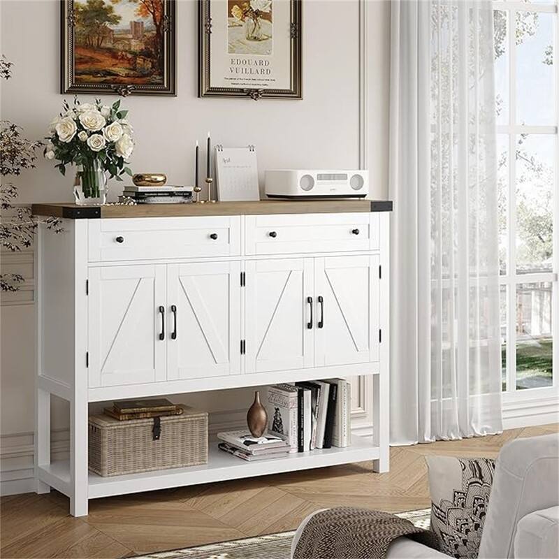 Buffet Cabinet - 14.96"D x 47.24"W x 38.58"H