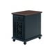 preview thumbnail 3 of 6, Elegant Chairside Table with Power by Martin Svensson Home
