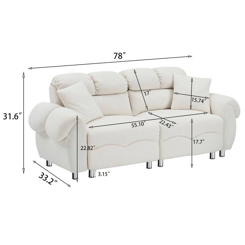 Cloud Velvet Multiple Styles with Footrest