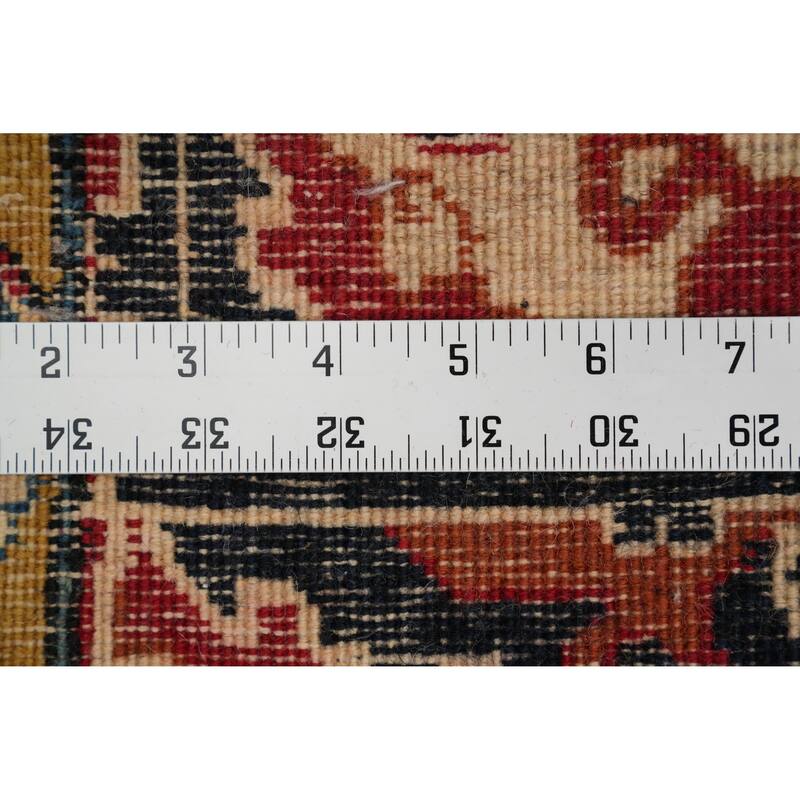 Hand Knotted Oriental 100% Wool Carpet Traditional Floral Beige & Ivories Tabriz Area Rug - 11' 2'' X 7' 4''