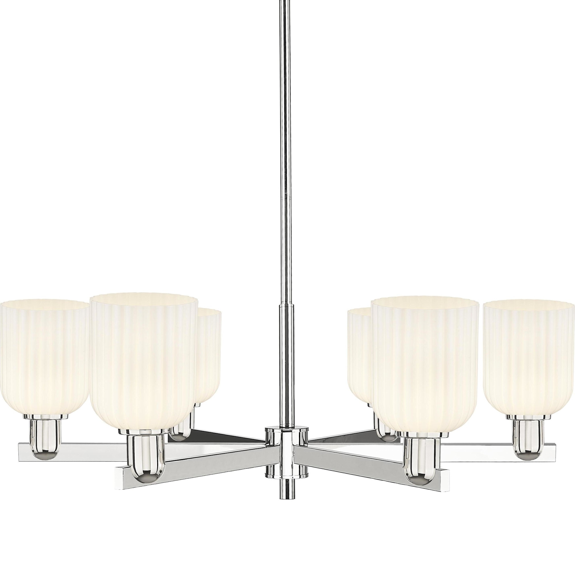 Innovations Lighting 716-6CR-11-35 Bridal Veil Chandelier Bridal Veil