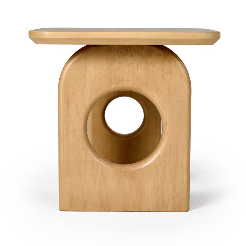 Nova Domus Oshana Modern White Oak End Table