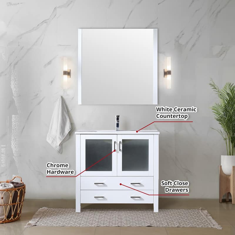 Volez 36 in W x 18.25 in D Bath Vanity