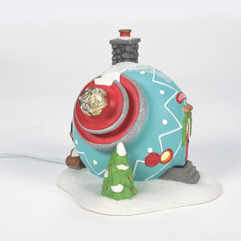 Department 56 North Pole Series Bauble's Ornament House Lighted Building - 6013429