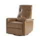 preview thumbnail 10 of 28, Valentin Modern Faux Leather Swivel Power Recliner with USB Ports by HULALA HOME