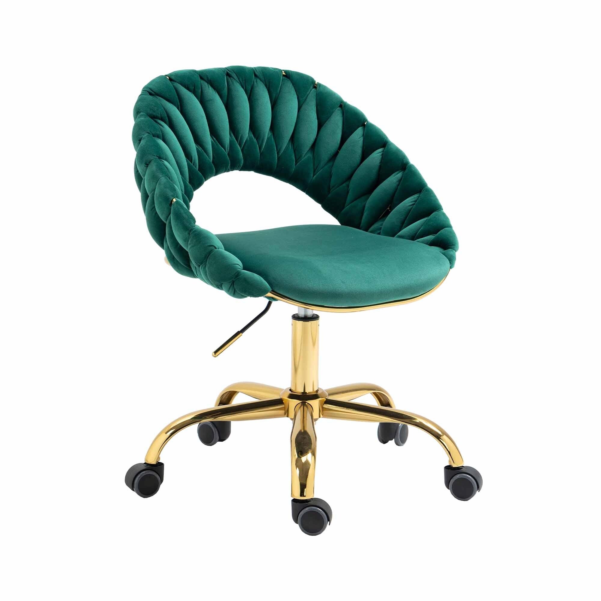 Turquoise best sale swivel chair
