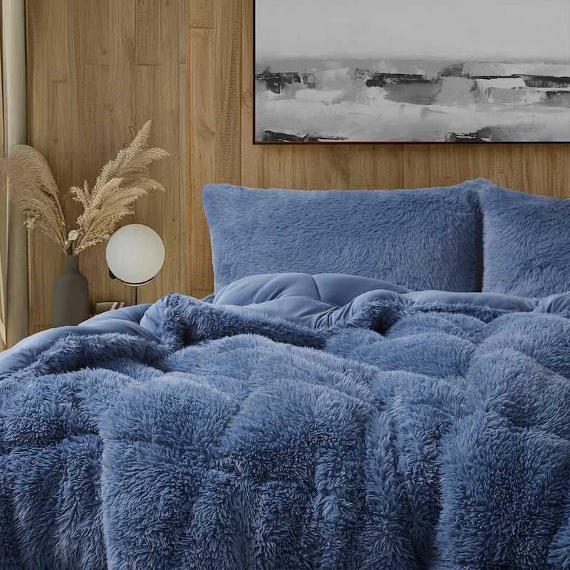 Alaskan Winters - Coma Inducer® Oversized Comforter - Riverside Blue