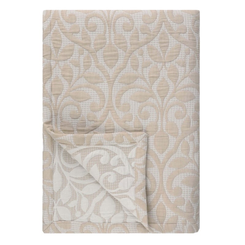 Superior Vineyard Cotton Blend Matelasse Woven Throw Blanket