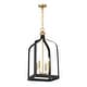 preview thumbnail 5 of 9, Savoy House 7-7802-4 Sheffield 4 Light 15" Wide Taper Candle Pendant